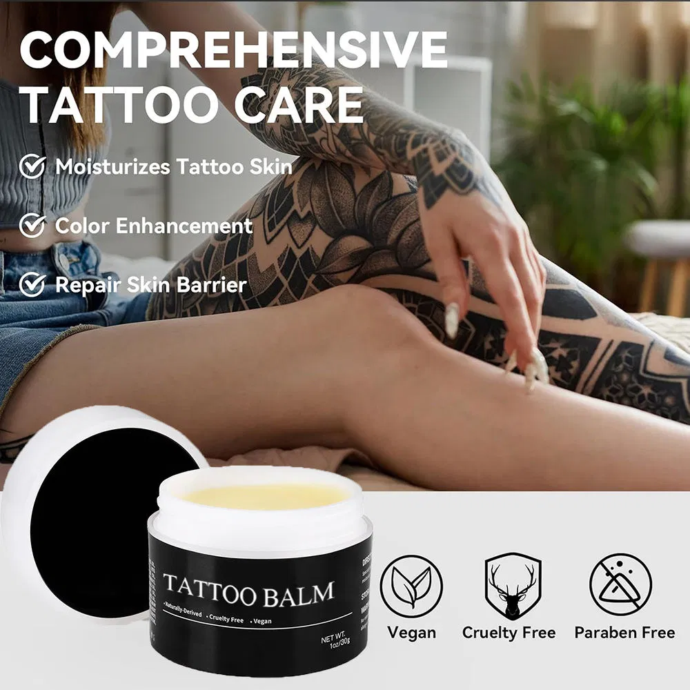 Natural Tattoo Aftercare Balm Moisturizing Color Enhancement Protecting Healing