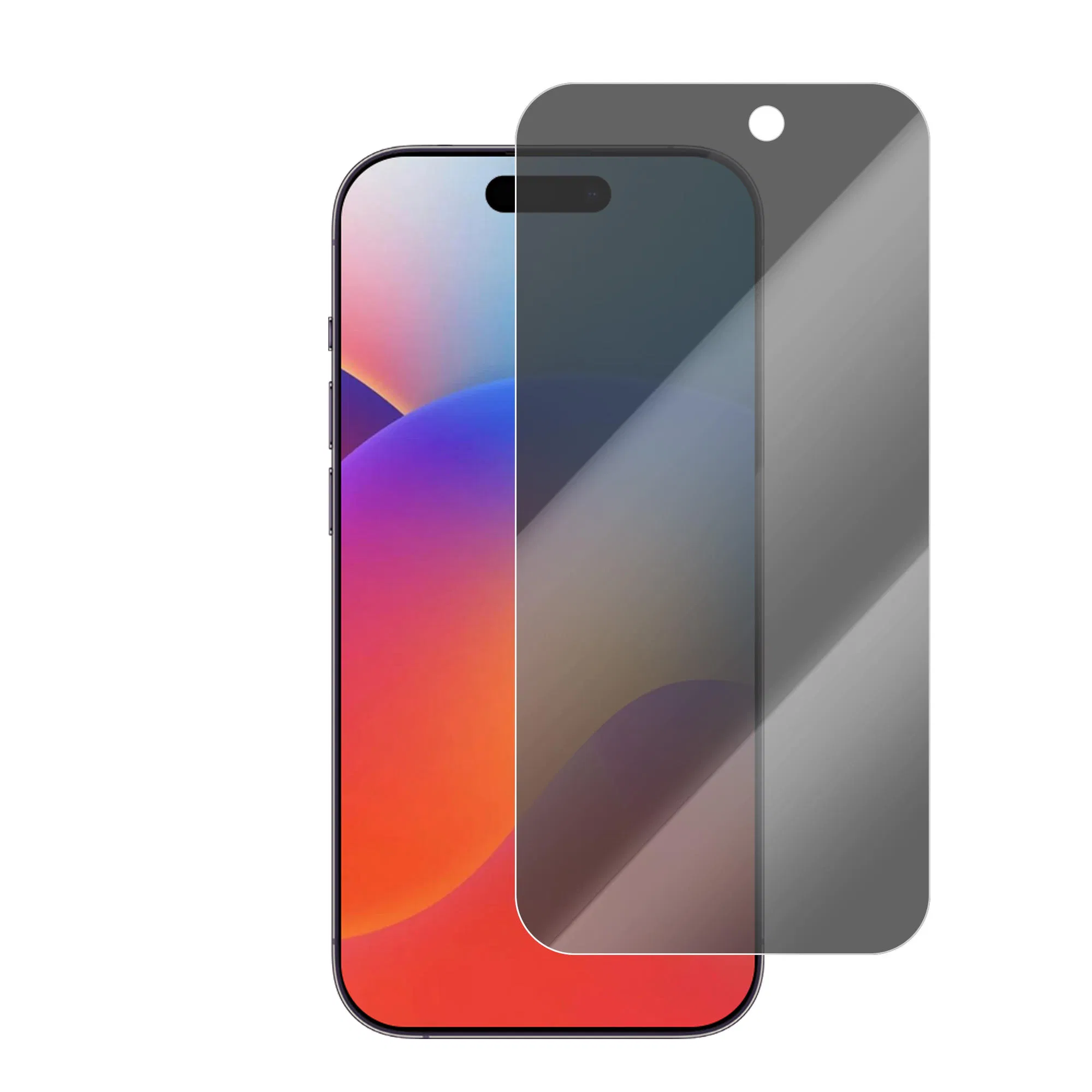 Защитное стекло Privacy для iPhone 15 с эффектом приватности