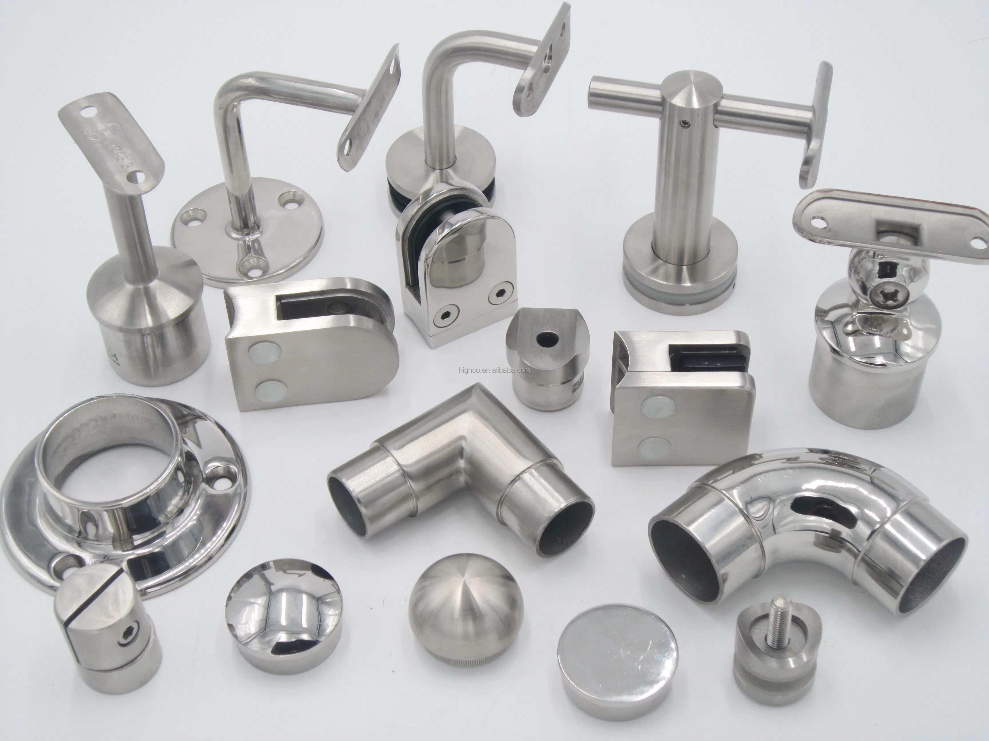 304 Stainless Steel Stair Railing 90 Degree Elbow Tee Fitting