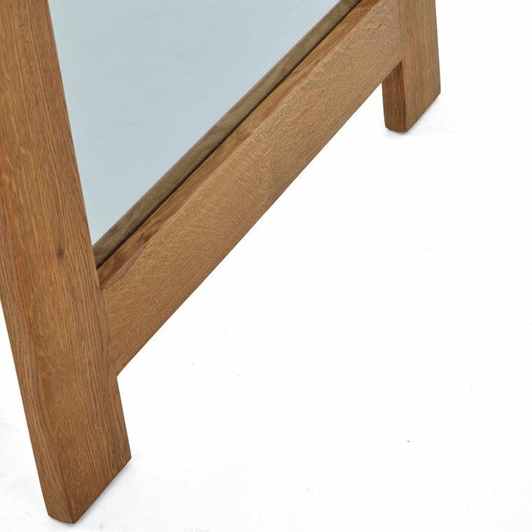 Home Bedroom Decorative Floor Dressing Oak Cheval Mirror
