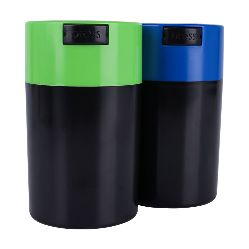 Wholesale Airtight Smell Proof Fresh Storage Plastic Jar Dry Herb Storage Jars