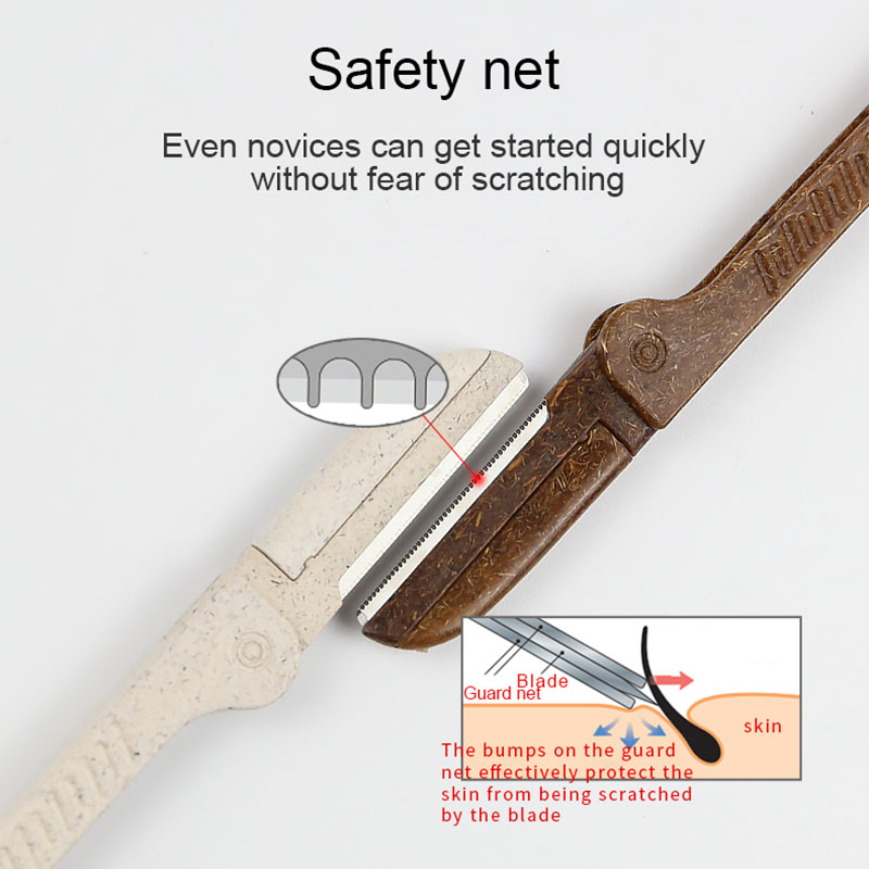 Foldable Eyebrow Shaper with Sustainable Materials for Women