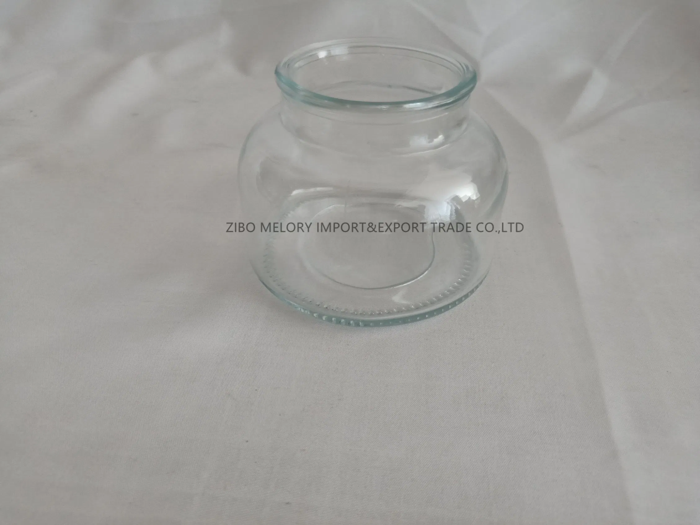 Стеклянная банка для хранения 9.8 унций с крышкой