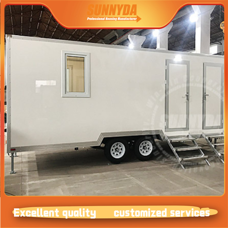 Luxury Mobile Prefab Prefabricated EPS Panel Container House Office/Home/House/Shop Trailers for Sale
