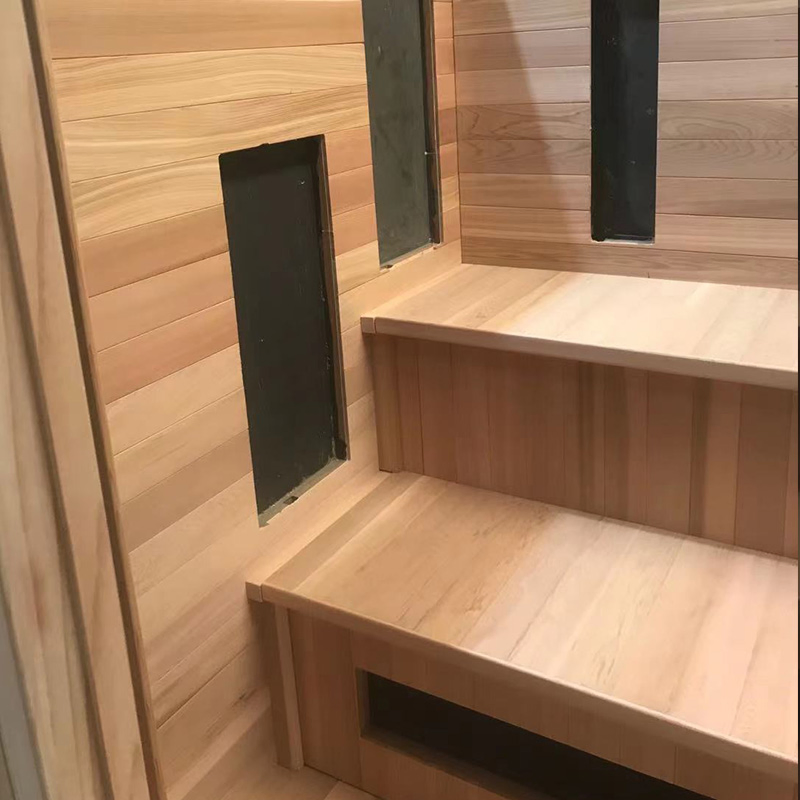 Small Outdoor Cedar Cabin and Sauna Room