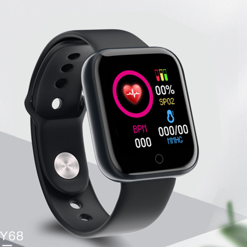Smartwatch Blood Pressure Heart Rate Monitor Y68 D20 Smart Watch D20
