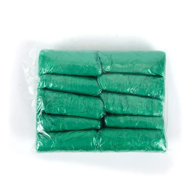 Disposable PE Arm Protective Water Proof Sleeve Cover Transparent Blue Oversleeve