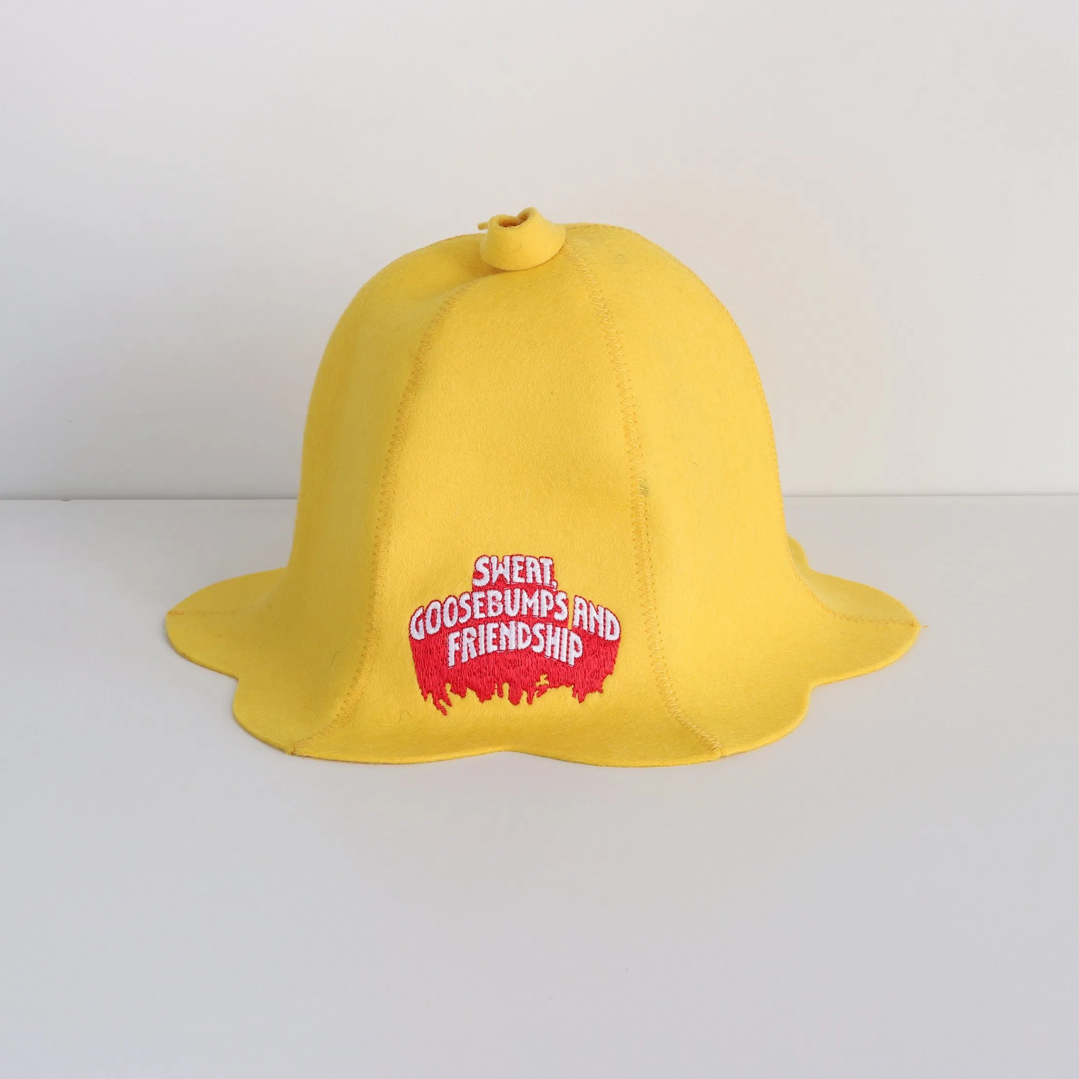 Custom Wool Wholesale Handmade Hat for Uni-Sex Sauna Felt Sauna Bucket Hat Felt Sauna Hats