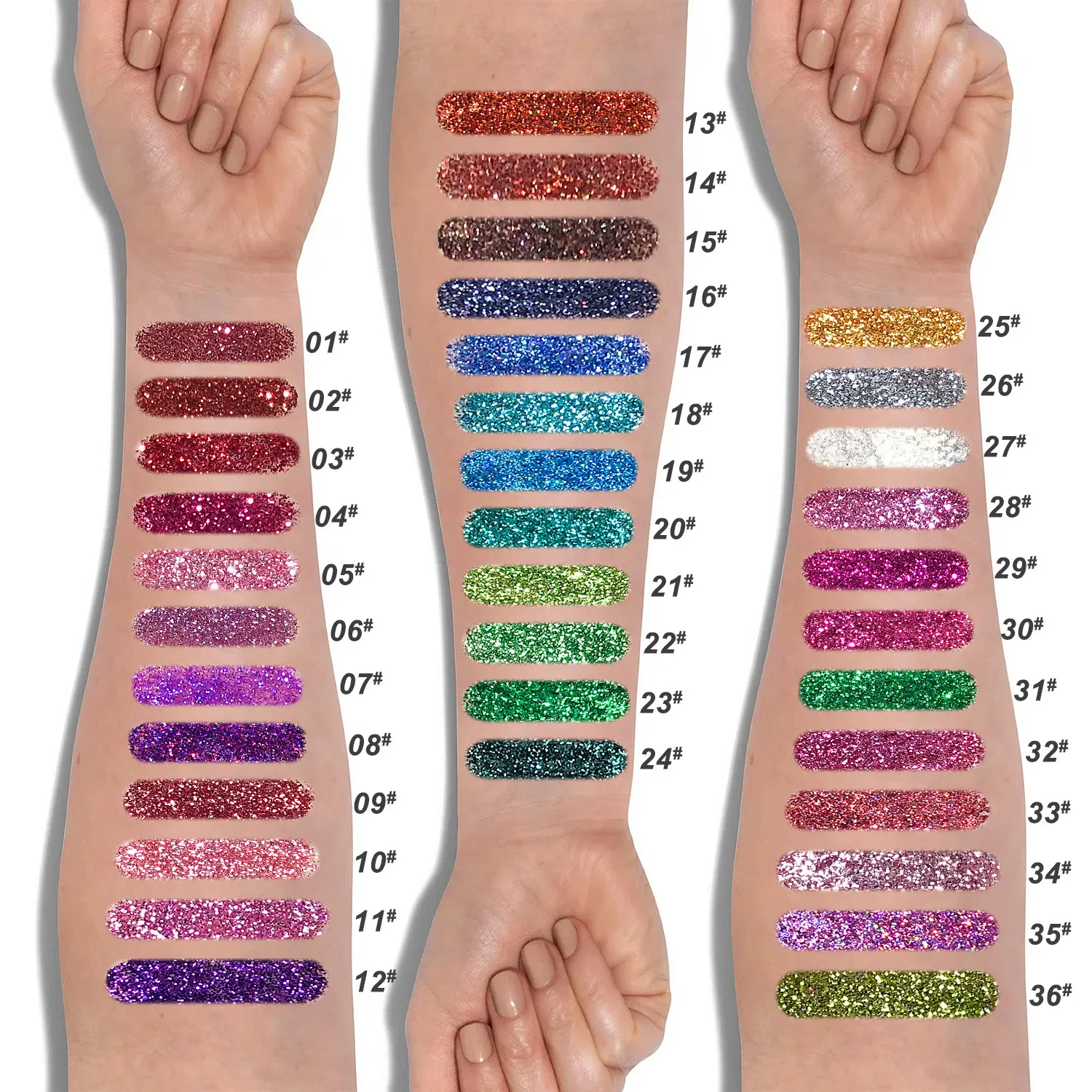 All-in-One Glitter Makeup Kit: Eyeshadow, Lip & Primer