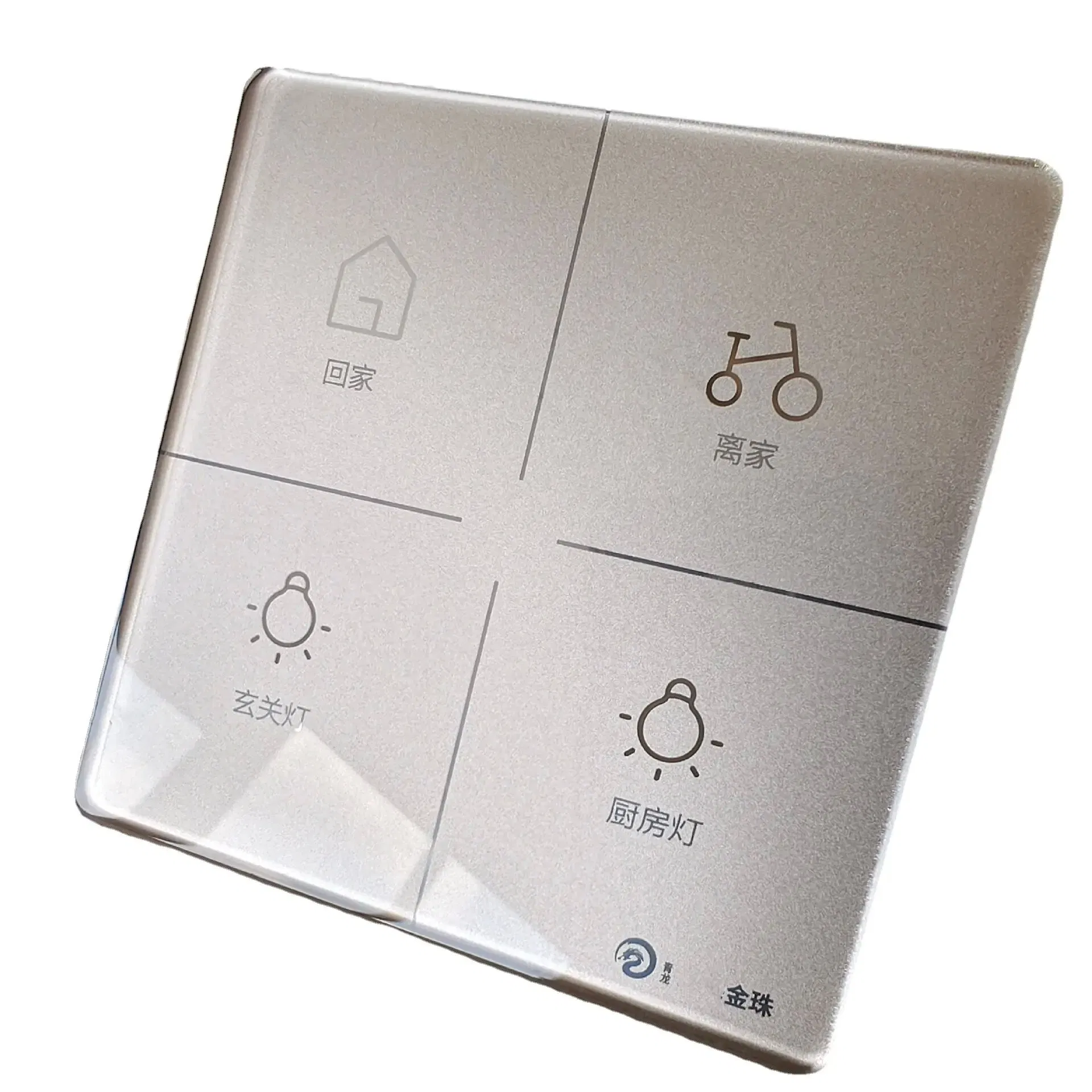 Elegant Silk Screen Touch Light Switch for Modern Homes
