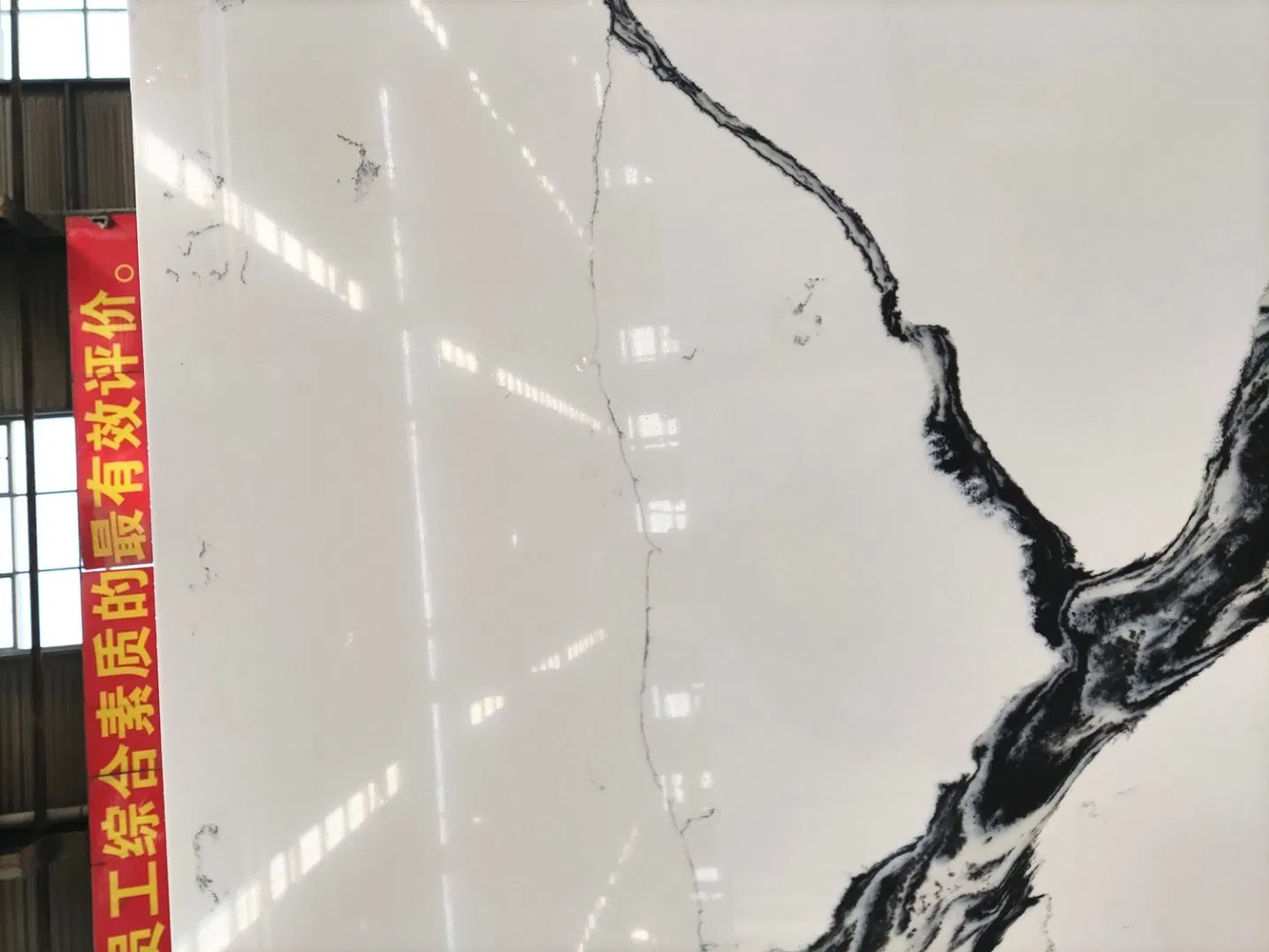 Dining Room Calacatta White Floor Wall Tile Design Calacatta White Porcelain Slab Dining Tables Top Kitchen Counter Tops Artificial Quartz Stone Plate