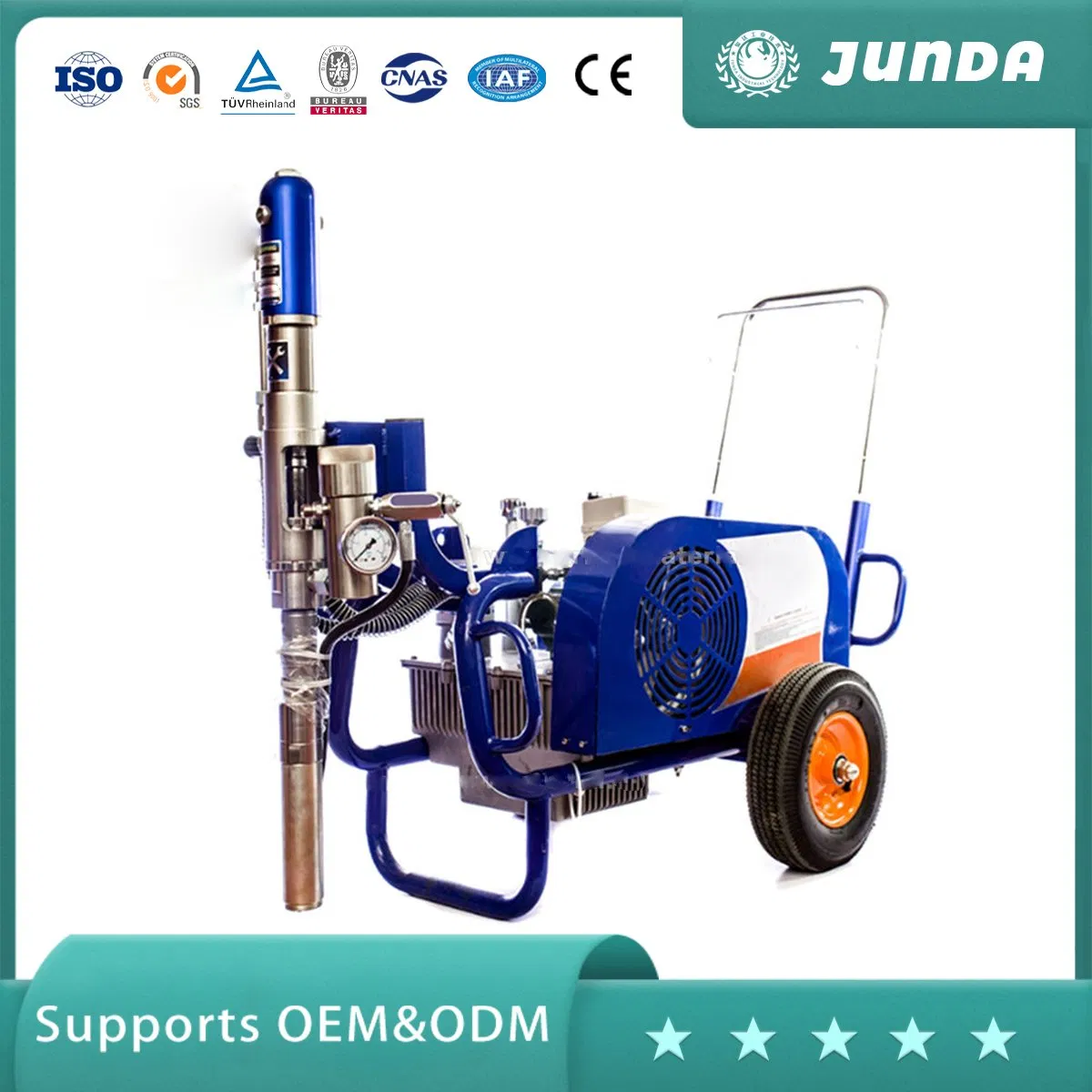 Factory Direct Sales Petrol Heavy-Duty Airless Paint Sprayer Machine Gasoline Paint Sprayer Machine
