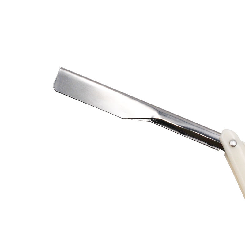 Stainless Steel Cutthroat Professional Shaver Straight Barber Men Single Edge Razor Blades Razor Stand