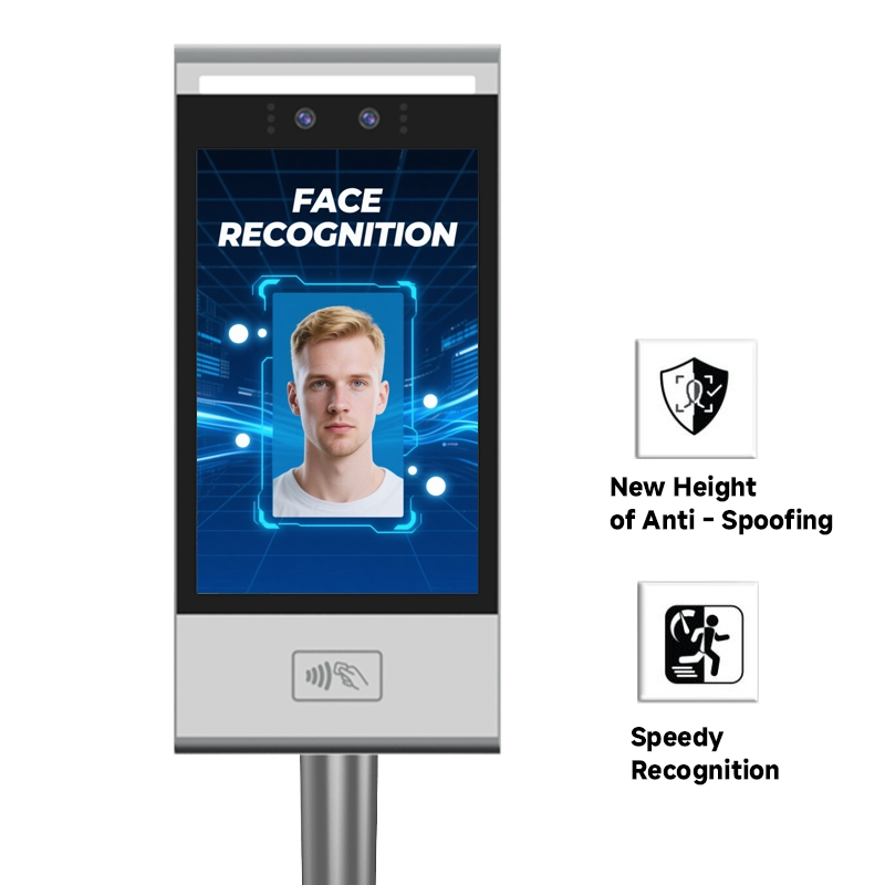 Suntek Customized Wide-Angle Recognition Seamless 10'' Touchscreen Face Recognition Termianl for Security