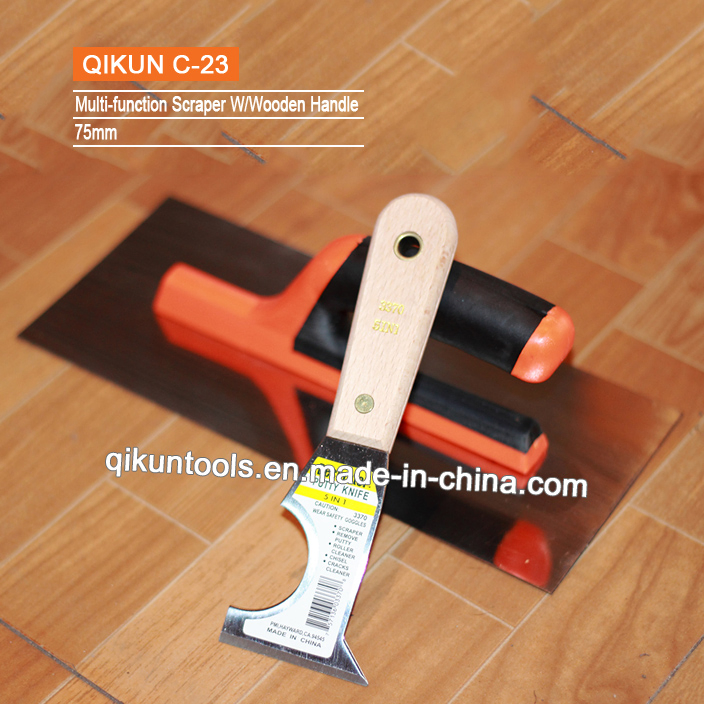 C-18 Construction Decoration Paint Hardware Hand Tools Plastic Handle Carbon Steel Mirror Polished Scraper