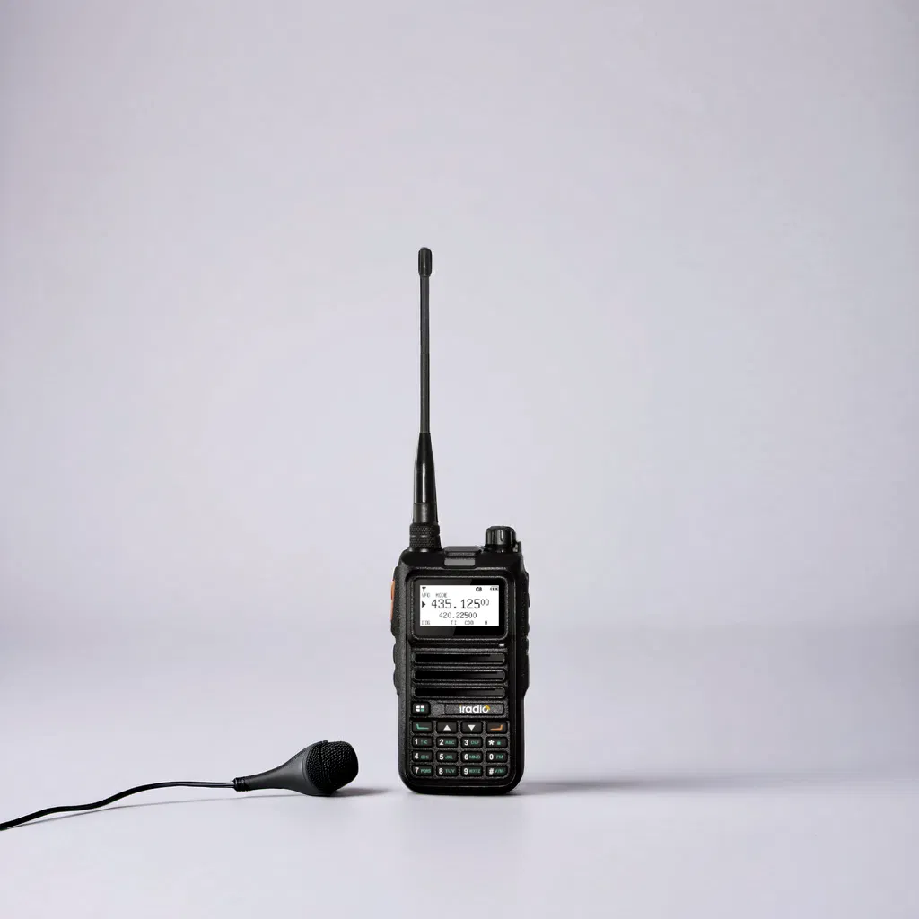 Iradio Ham Two Way Radio Dm4r with FM, Dual-Standby Walkie Talkie