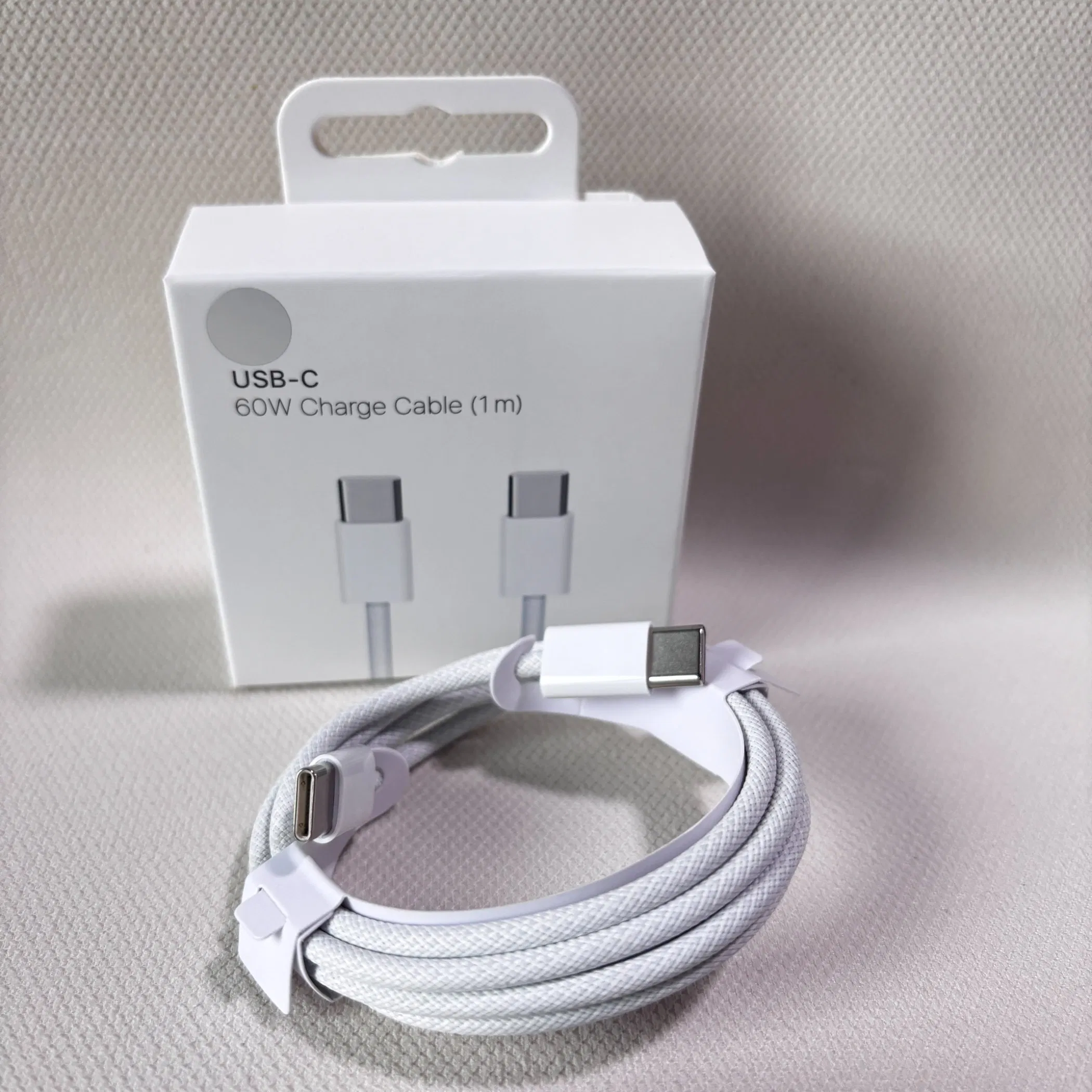 Кабель USB-C — Lightning 60W, 1 метр, быстрая зарядка