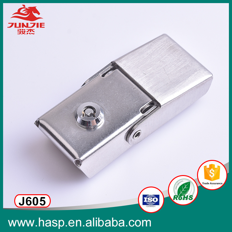 Advertising Toggle Lock with Key Cylinder Combo Top Interior Deadbolt Commercial Toggle Latch J605
