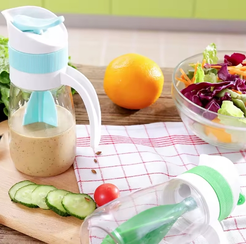 Factory Supply Salad Dressing Shaker Mix Store Multi-Purpose Sauce Storage Bottle