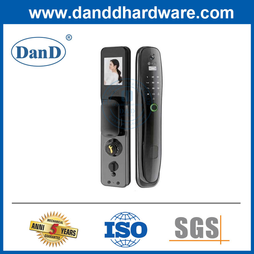 Remote Control Fingerprint Automatic Locking Intelligent Mortise Biometric Camera House Door Lock