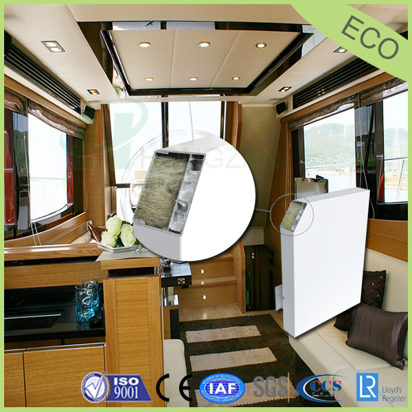 Rock Wool Honeycomb Sandwich Panel for Ship with Heat and Sound Insulation