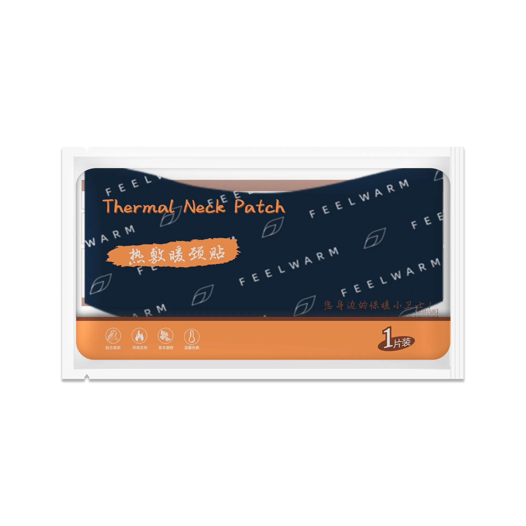 Disposable Relieve Neck Shoulder Pain Heating Patch OEM Heat Warm Self-Heating Neck Patch