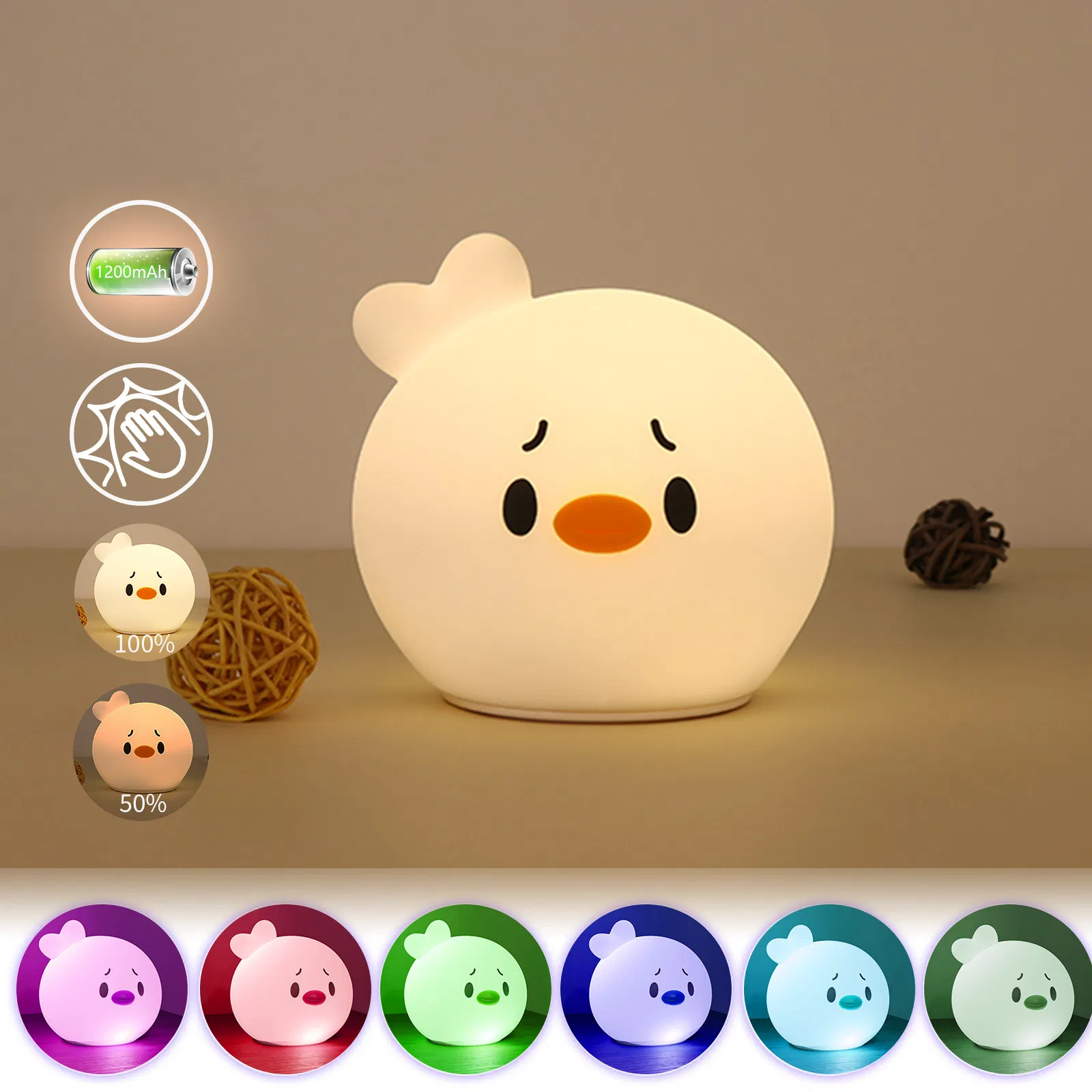 Светильник настроения D29 Libra RGB с силиконовым абажуром