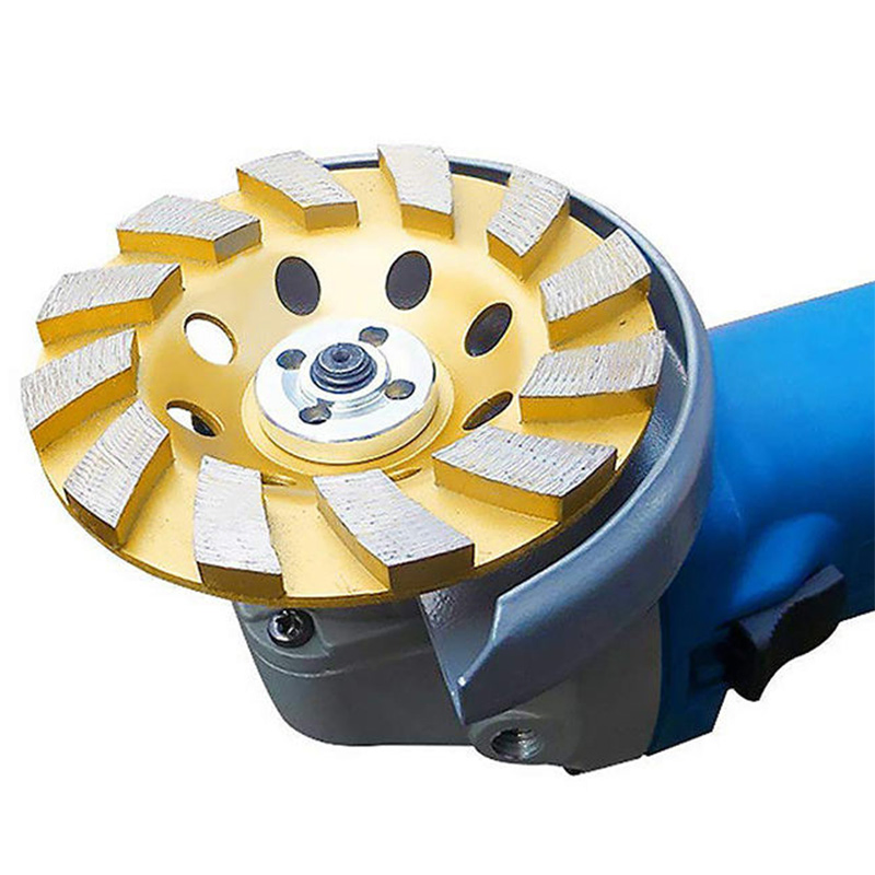 100mm 115mm 125mm 150mm High Hardness OEM Customized Diamond Grinding Wheel Deburring Concrete Floor Turbo Cup Wheel