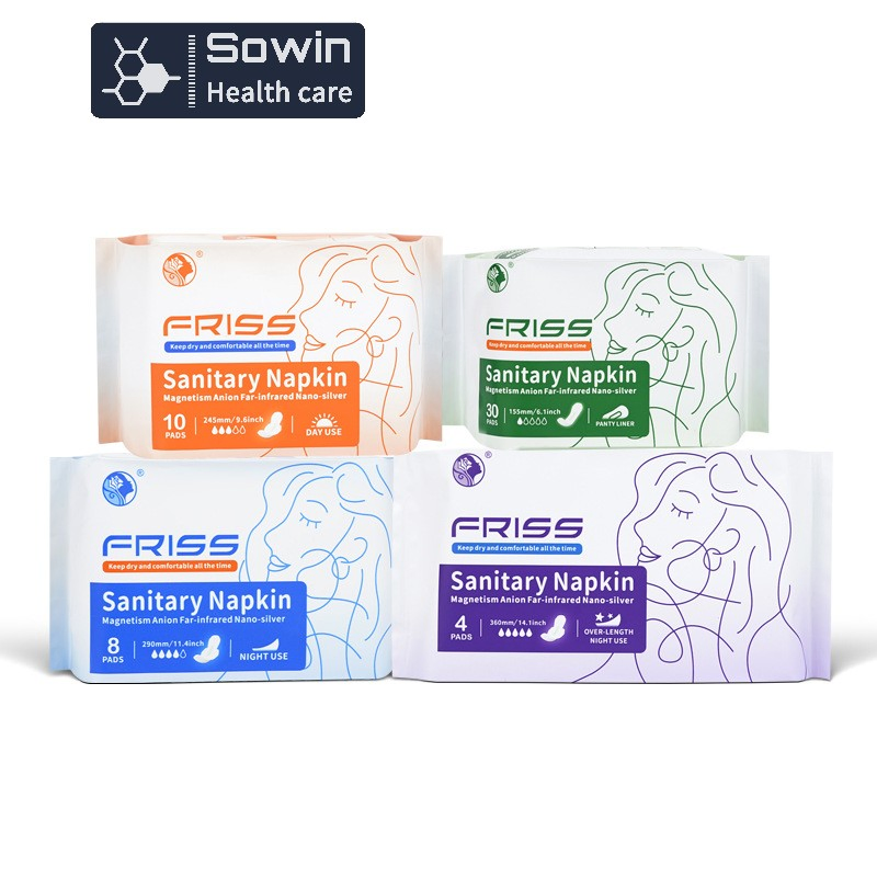 Menstrual Products Non-Irritating Yew Chips Daily Organic Sanitary Pads