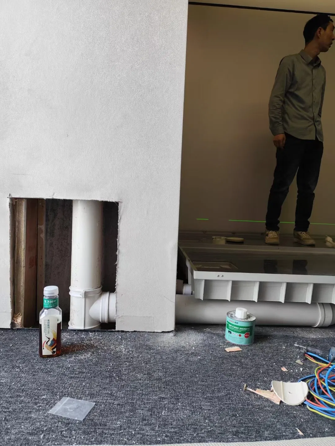 SMC One Piece Bathroom Pod Scientific Lighting + Safe Anti-Slip Bathroom Selection Complete Bathroom