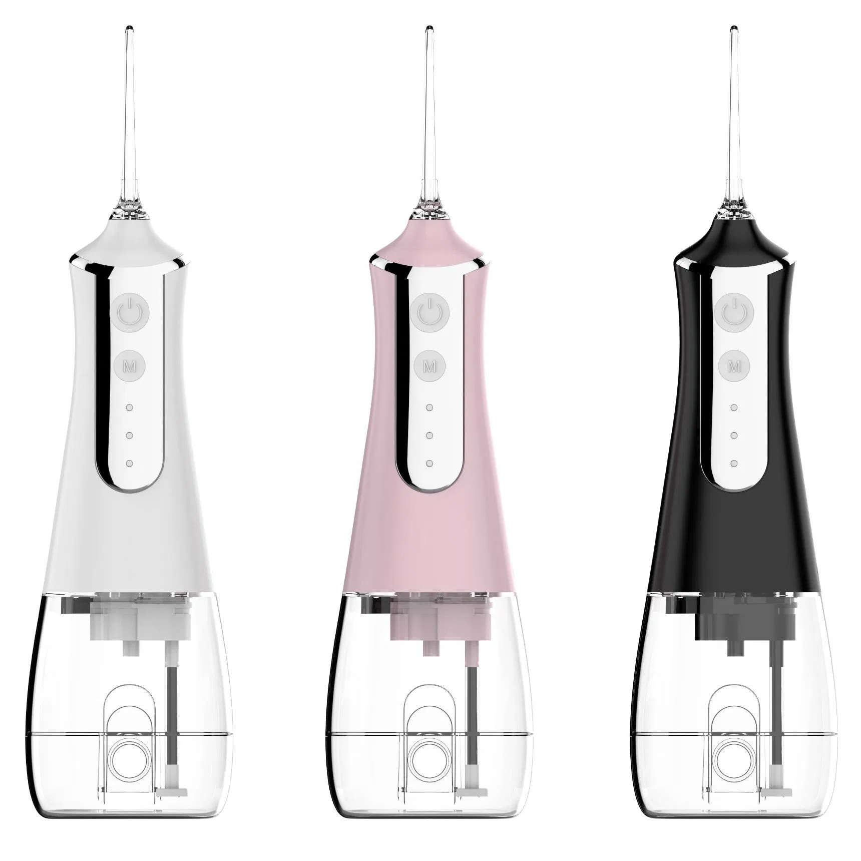 Jssan Portable Water Flosser 300ml Oral Irrigator 5 Mode 5 Nozzle Pulse High Pressure Oral Cleaner Toothbrush
