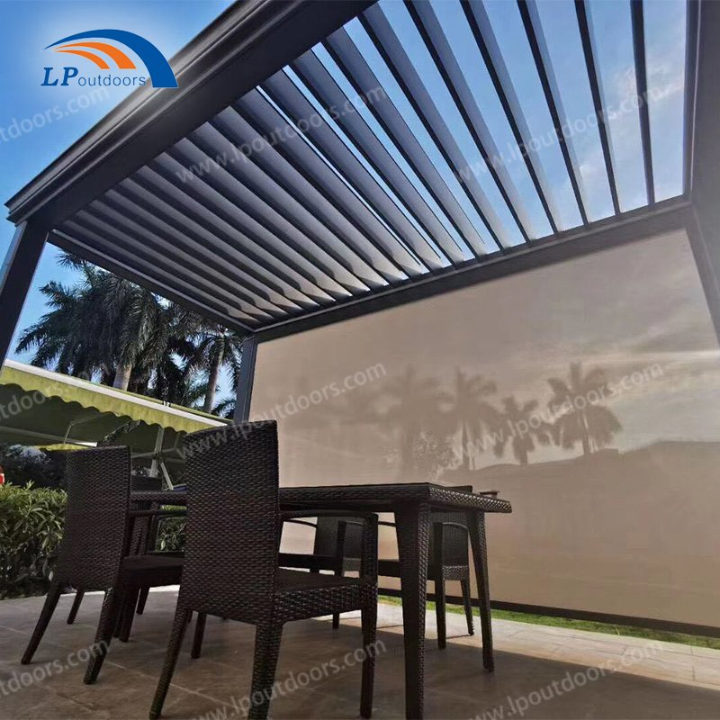 Premium Heavy Duty Motorized Aluminum Pergola for Outdoor Spaces