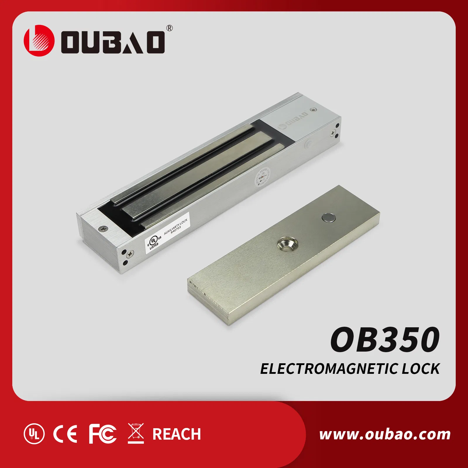 UL Supplier Factory Supplies 350kg (770Lbs) Magnetic Electromagnetic Control Lock