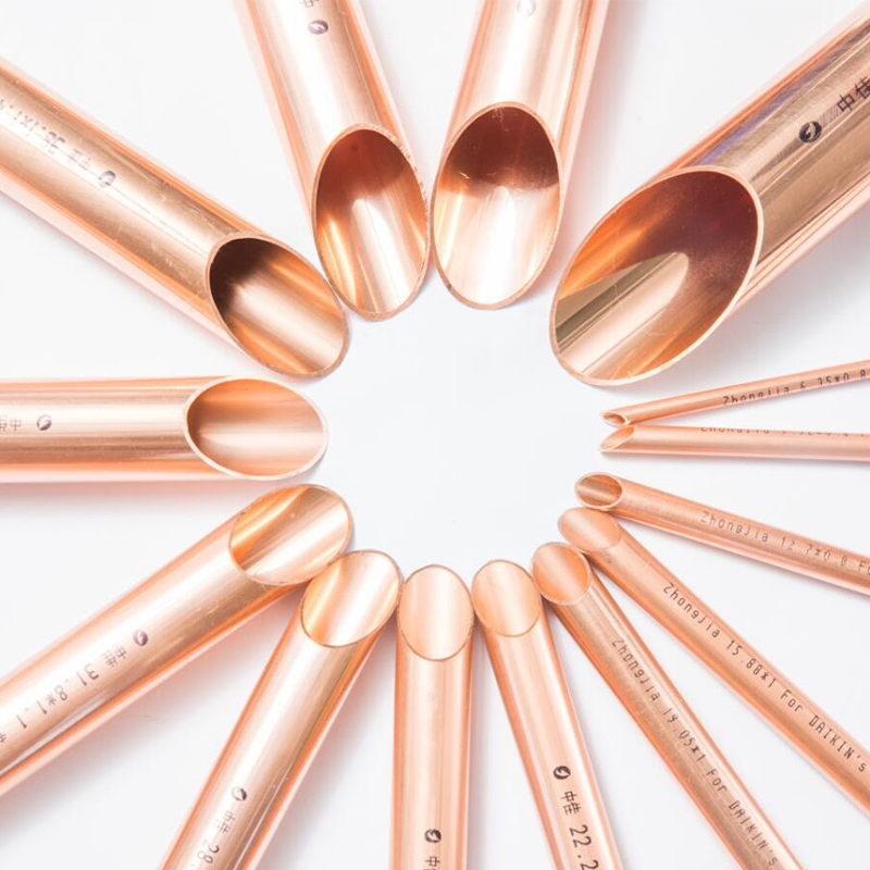 Bright Polish Copper Tube Copper Pipe for Air Conditioner or Refrigerator