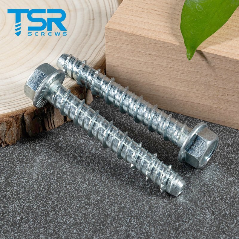 Анкерный саморез по бетону с шестигранной головкой