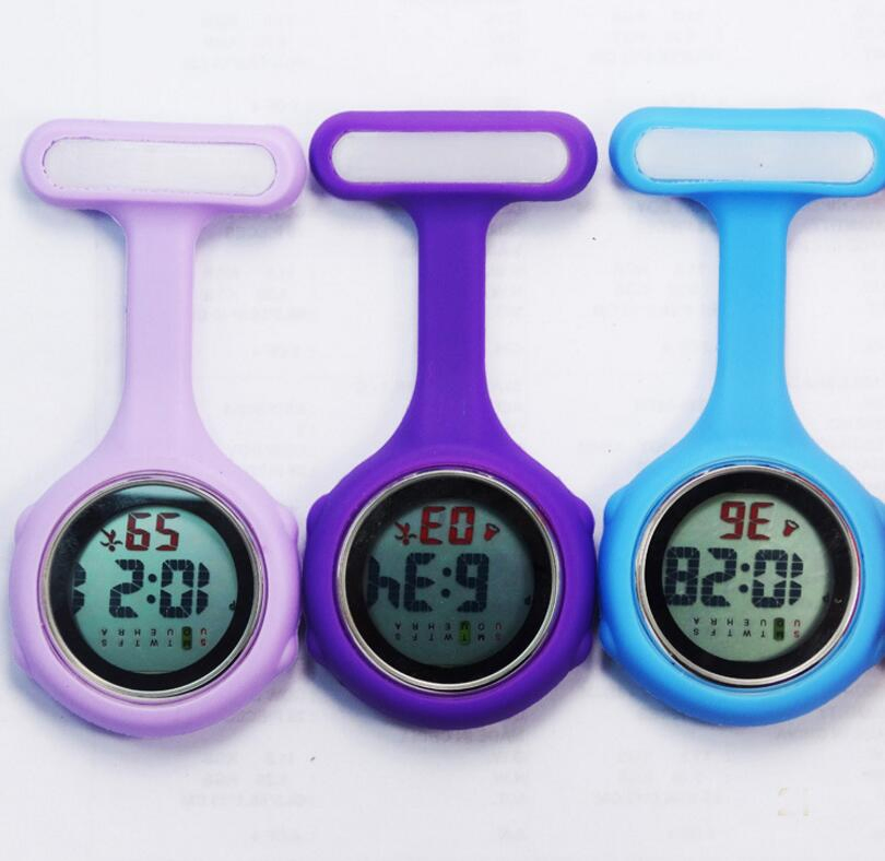 Multi-Function Silicone Electronic Nurse Watch
