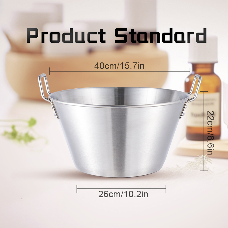 Daosheng High Quality Multi-Purpose Cookware Sets Stainless Steel Cazo Deep Big Cooking Pot Set Frying Pan Suitable for Carnitas Panza