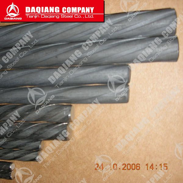 12.7mm PC Steel Strand for Ground and Rock Anchors/Bridges/Highway/Railway Sleeper