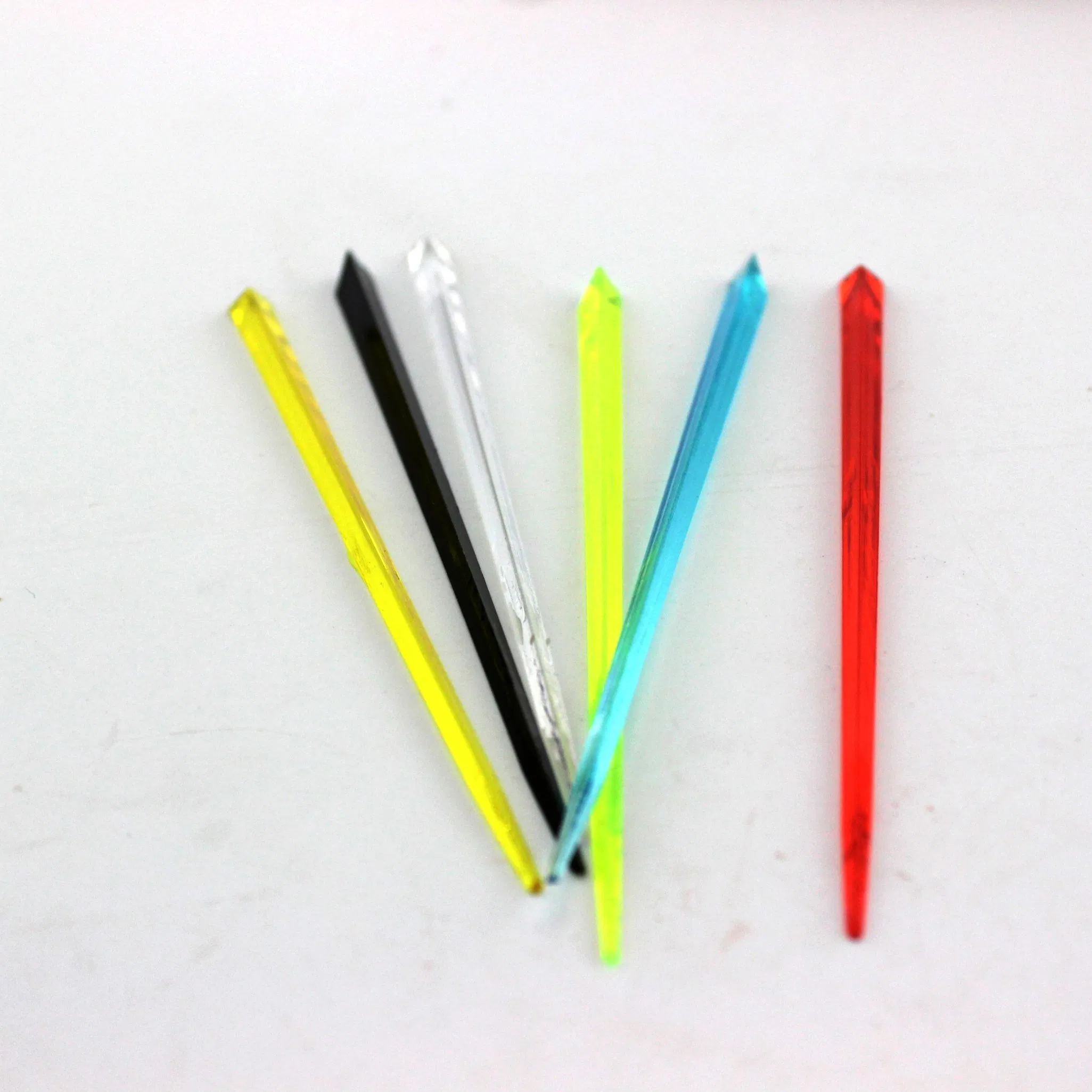 Vibrant Plastic Fruit Skewers for Ice Cream and Desserts