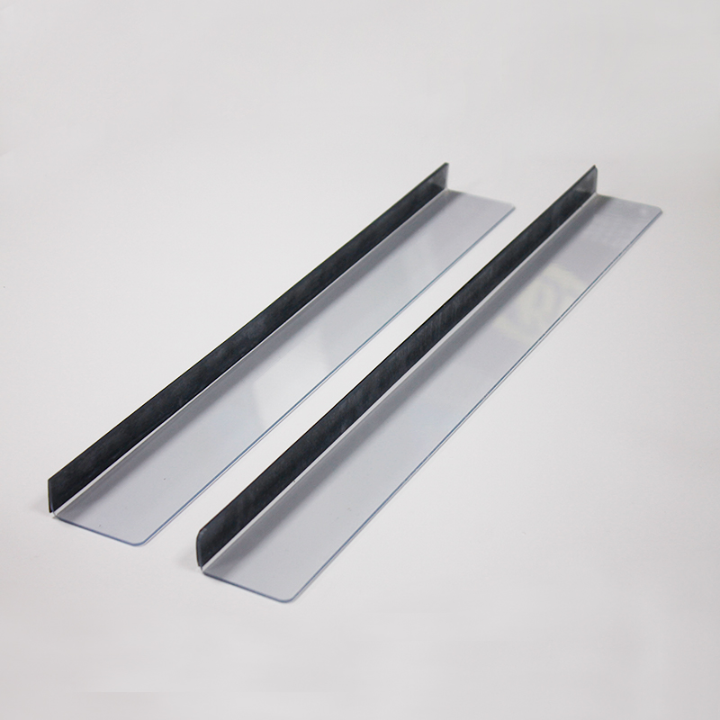 Plastic Acrylic L Shape Magnetic Shelf Dividers Custom Sizes