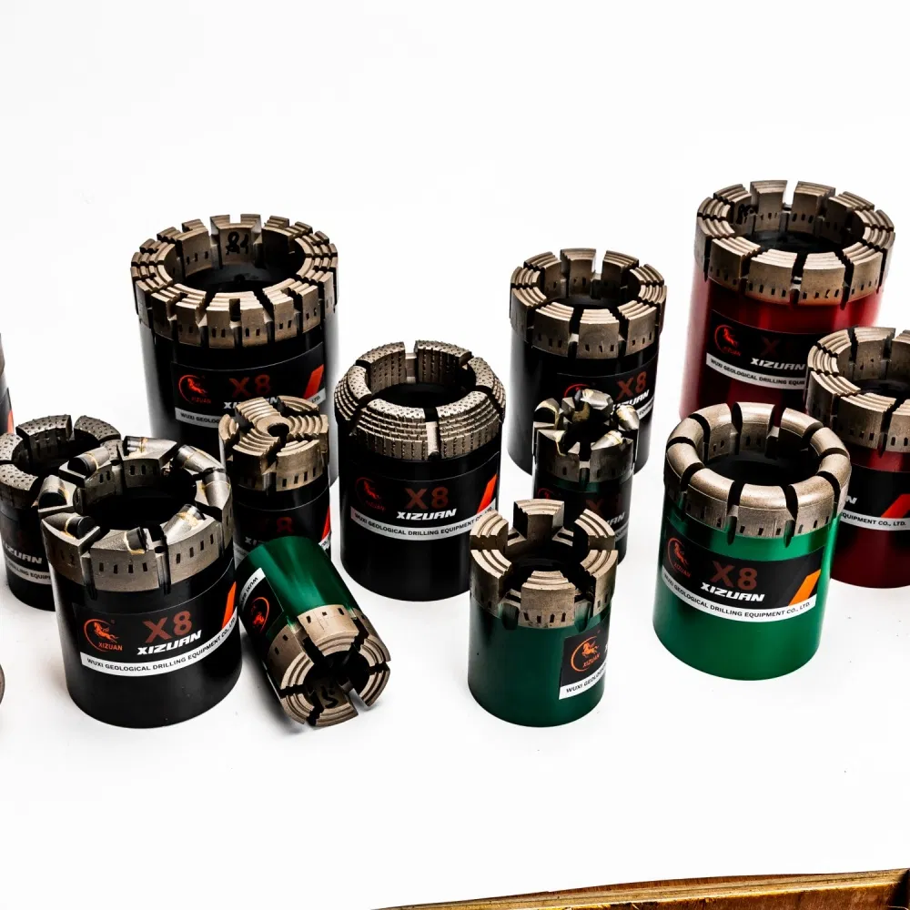 Aq Bq Nq Hq Pq Mining Exploration Hardware Hole Saw High Hardness Power Tool Impregnated Diamond Core Bits