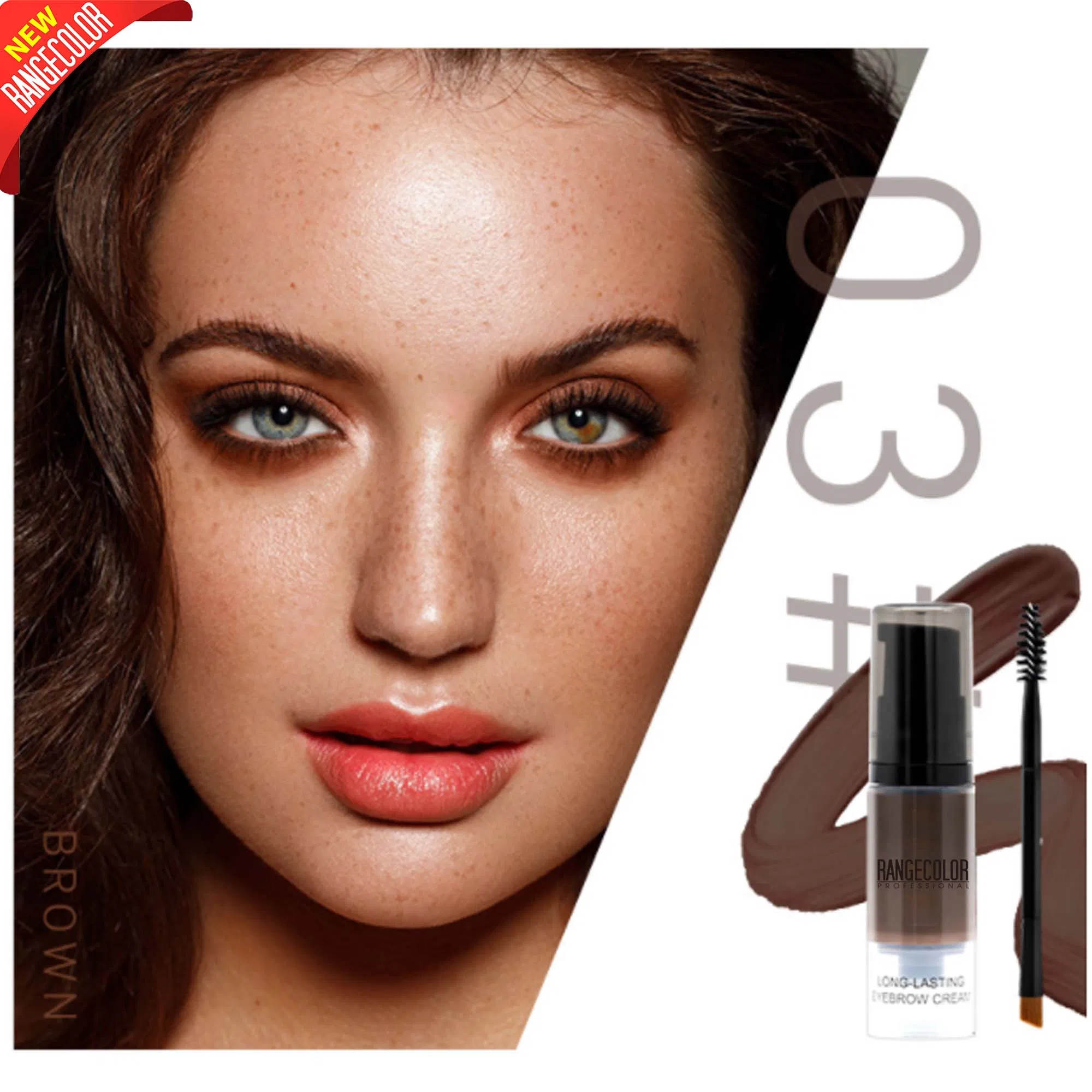 Wholesale Private Label Organic Vegan Long Lasting Waterproof Tint Clear Makeup Eyebrow Gel