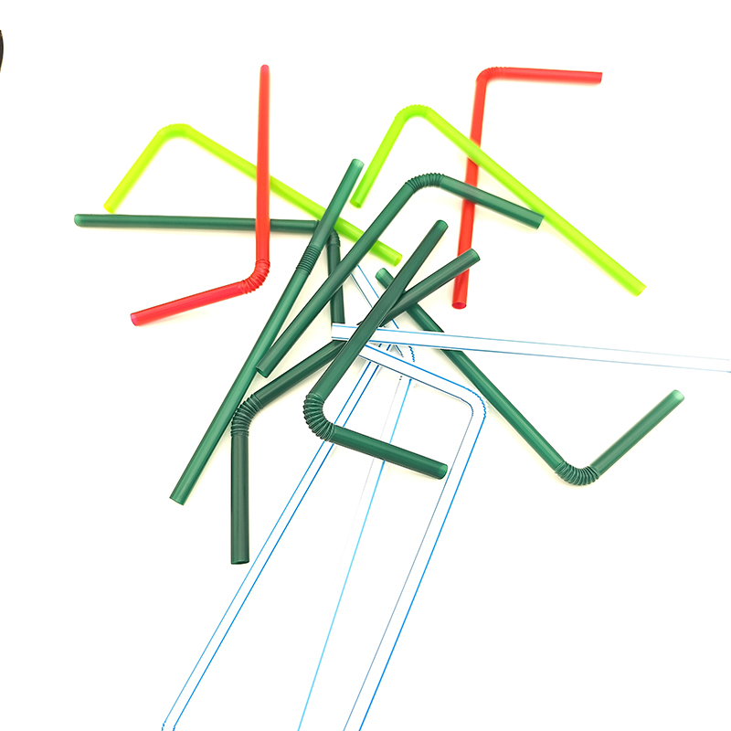 Art Disposable 255mm Plastic Straws Bending Modeling Straws Creative Straws