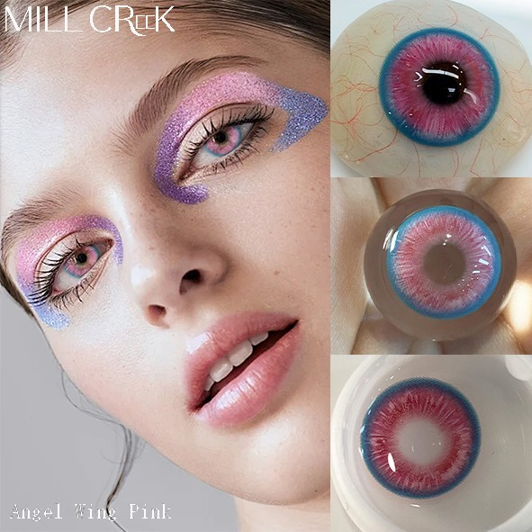 OEM Millcreek Halloween Cosplay Crazy Eye Contact Lenses Gojo Satoru Blue Soft Eye Contacts CE and FDA Approved