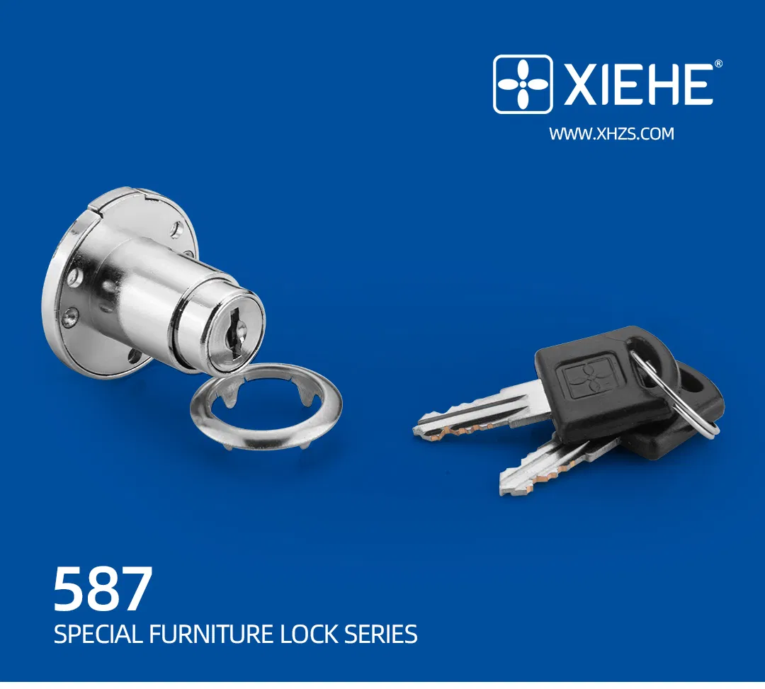 587 Furniture and Cabinet Lock for Single Door Drawer
