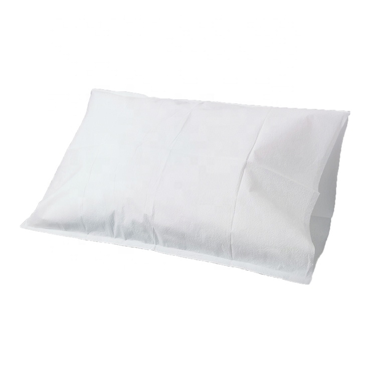 Hot Selling Customized Travel Hospital Non-Woven Cotton Pillow Cover Disposable Pillow Case