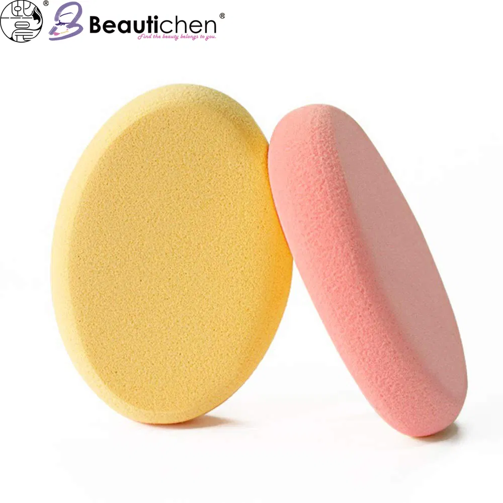 Beautichen Oval Makeup Puff – Soft Dual-Use Foundation & Bb Cream Applicator