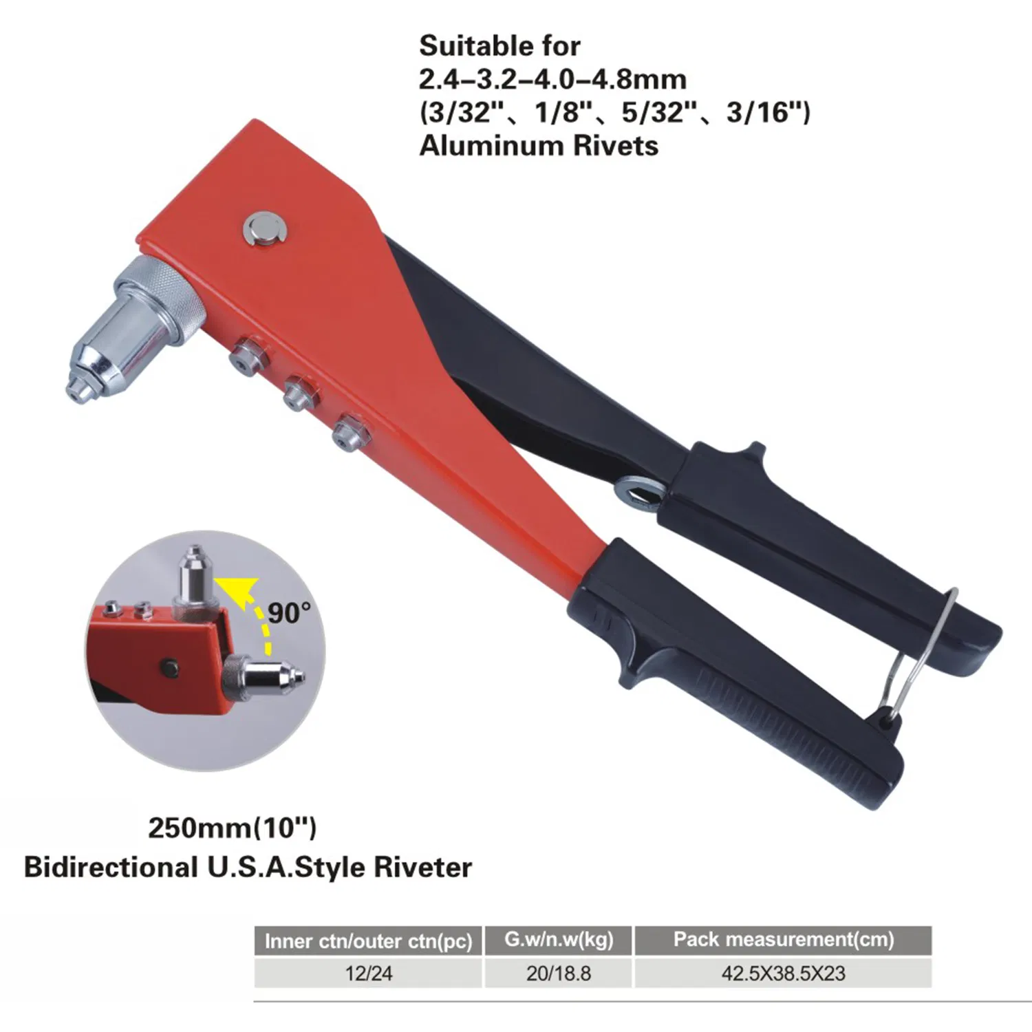 Bidirectional Riveter Hand Reveter Tools