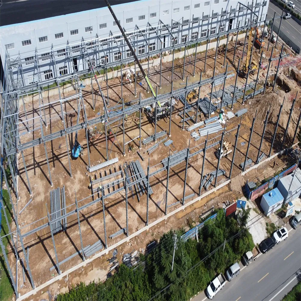 Low Price Pre-Fabricated Recyclable Steel Structure Shed Frame Building for Warehouse