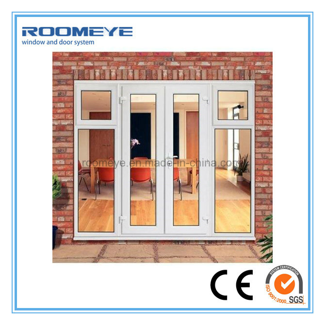 Roomeye PVC Hurricane Impact French Casement Doors for House